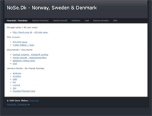 Tablet Screenshot of nose.dk